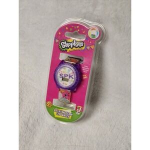 Shopkins Kids Ratating Flash LCD Adjustable Watch-New (Needs Battery